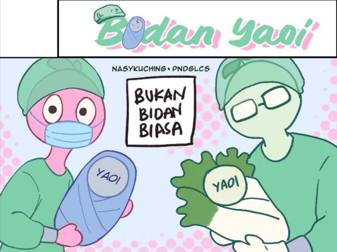Bidan Yaoi will help deliver the pregnant males at Cocoma 3!! See you next Sept! 