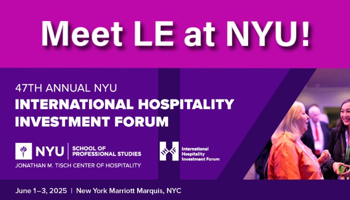 🤝 Have you set up your meeting with LE at NYU IHIF? Discover how our global hotel intelligence translates to actionable market insights and tailored strategies. 💡 Bring your questions, we'll bring the insights: bit.ly/ContactLE

 #NYUIHIF25 #Hotel #Investment