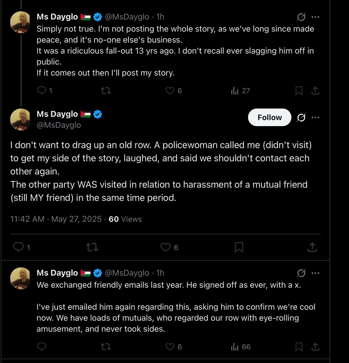 Baby Monkey (@666begsali999) on Twitter photo Yes >><a href="/MsDayglo/">Ms Dayglo π΅πΈ</a><< what an excellent idea, email the guy you stalked and abused so badly he had to call the police.
Thats real BIG BRAIN thinking πππ
#Bunnyboiler Yes >><a href="/MsDayglo/">Ms Dayglo π΅πΈ</a><< what an excellent idea, email the guy you stalked and abused so badly he had to call the police.
Thats real BIG BRAIN thinking πππ
#Bunnyboiler