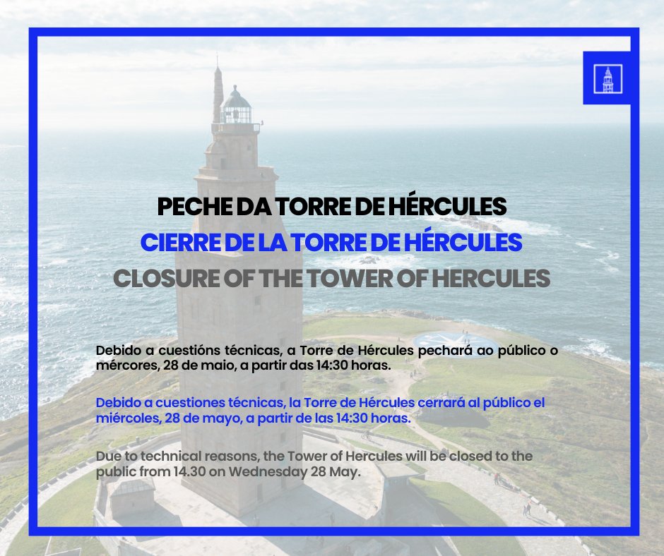Torre de Hércules (@torrehercules) on Twitter photo 