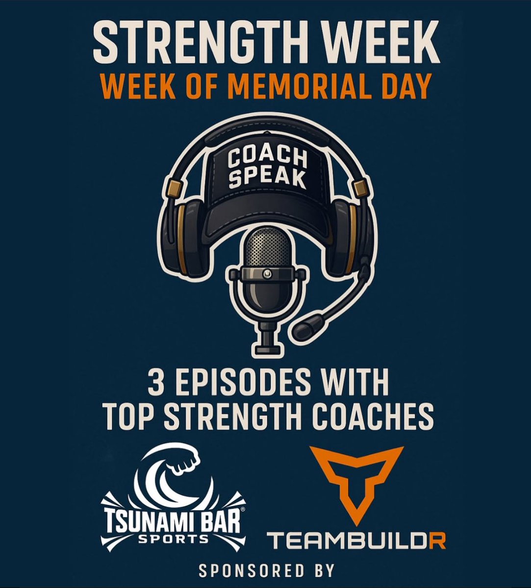 🚨 Strength Week is HERE! 🎙️🔥

All 3 episodes of our Strength Week Series just dropped — and they’re packed with insight from some of the top minds in the strength &amp; conditioning game!

We cover it all:
🏋️‍♂️ Building effective programs in the high school setting
⚙️ Blending sport