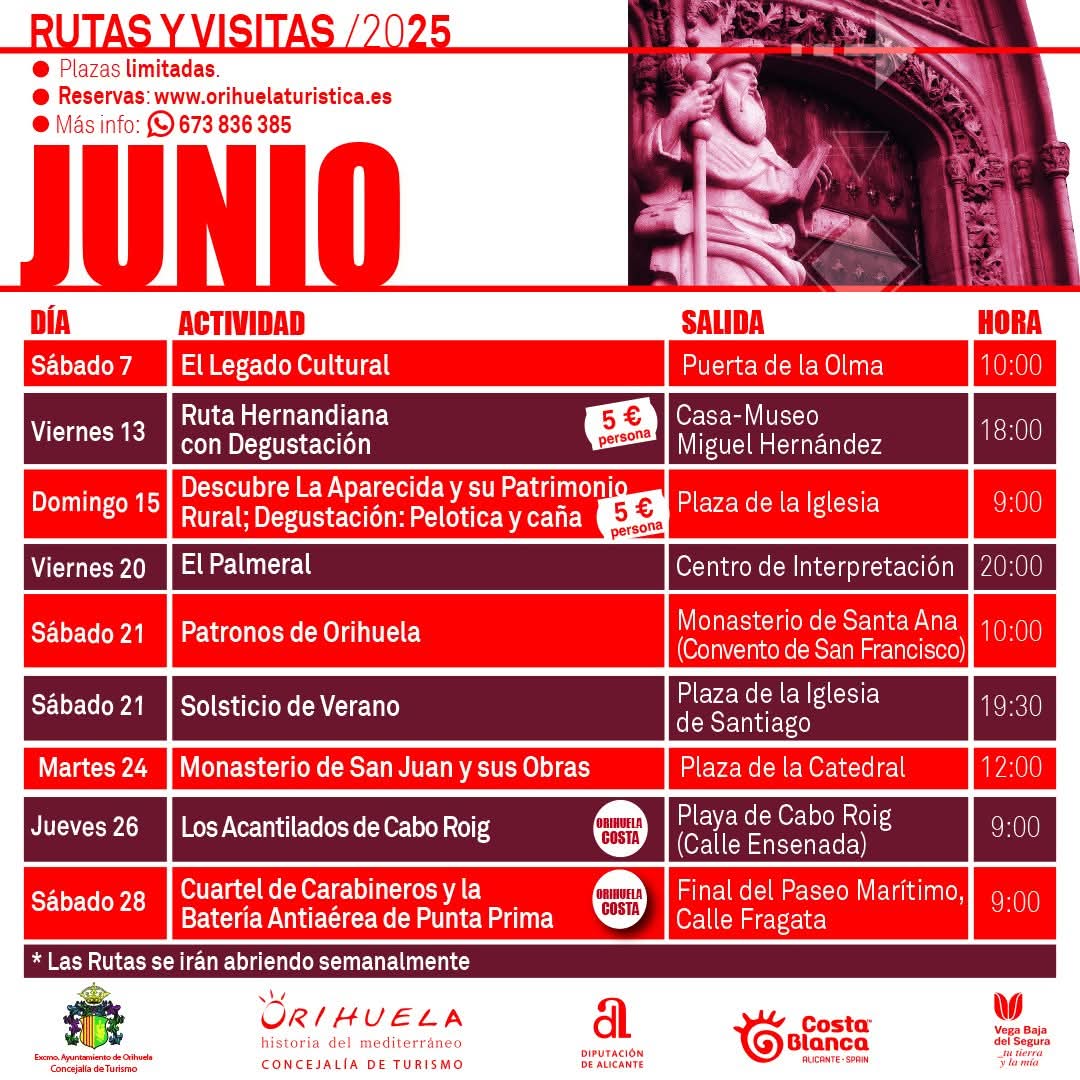▶️El solsticio de verano ilumina las rutas turísticas de junio en #Orihuela

orihuela.es/el-solsticio-d…