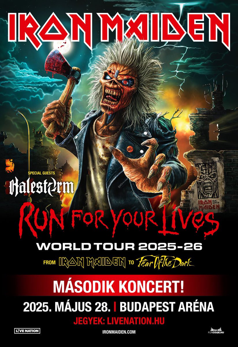 Here’s my predictions for tonight’s debut Run For Your Hills live show:

The Phantom and The Opera
Piece of Mind
Juanita
The Number of Beasts
Hooks In You (cover)
Women In Uniform
Mission From ‘Arry
Journeyman
Empire of The Cloud
The Rhyme of the Ancient Man
Juanita
#ironmaiden