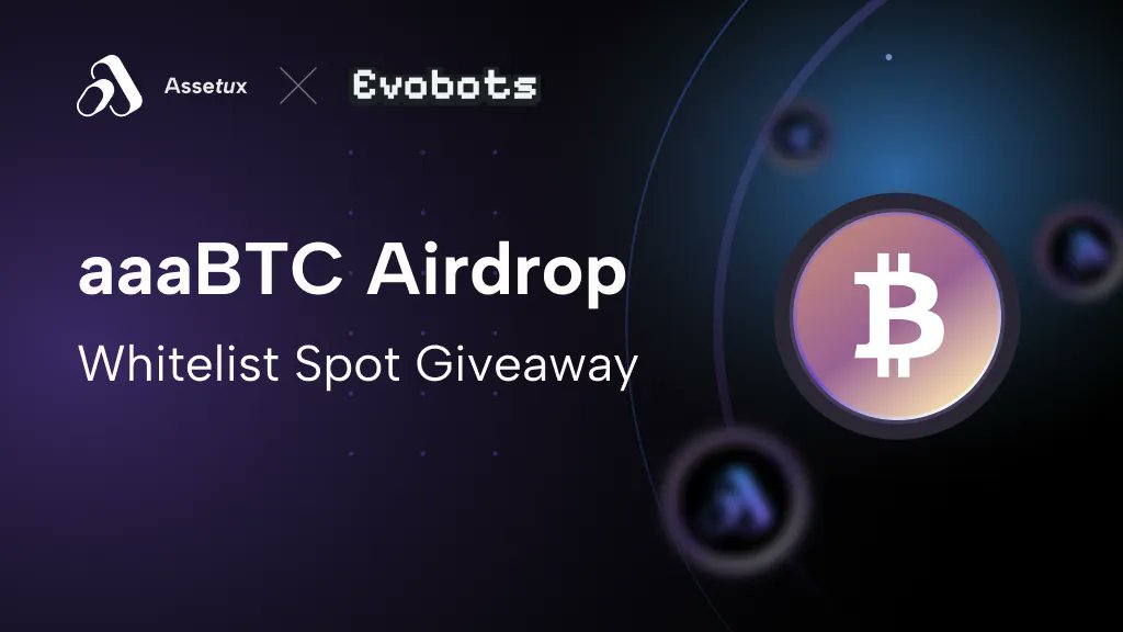 EvobotsOfficial's tweet photo. ⏳ After the wait... it’s finally here.

🚨 EvoBots x @assetux  – Airdrop Live! 💥

We’re unlocking access to $aaaBTC – and only 100 grinders will score whitelist spots + 0.0003 $aaaBTC each. 🔥

👉 Join now:
 https://t.co/7po4lrfgPF

You waited. You earned it. Time to claim. 🧪 https://t.co/czY6MqJYFp
