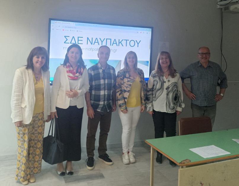UsieErasmus's tweet photo. Job Shadowing en Nafpaktos en el marco del Erasmus+ de @USIE_inspeccion KA122 “Adquisición de las competencias clave a través de la mejora en la digitalización en la educación de personas adultas”. @EUErasmusPlus #Grecia https://t.co/5SZOTw85Dp