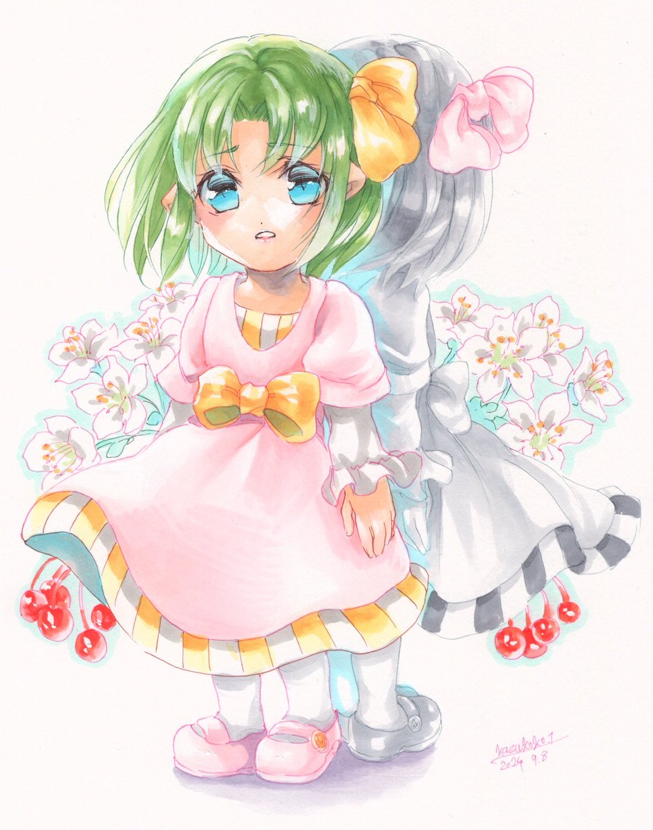 Kazukoko_I's tweet photo. 同じオリキャラのイラスト
こちらも3枚は
#アナログ絵
#イラスト　
#絵描きさんと繋がりたい https://t.co/LPRcfSlkBF