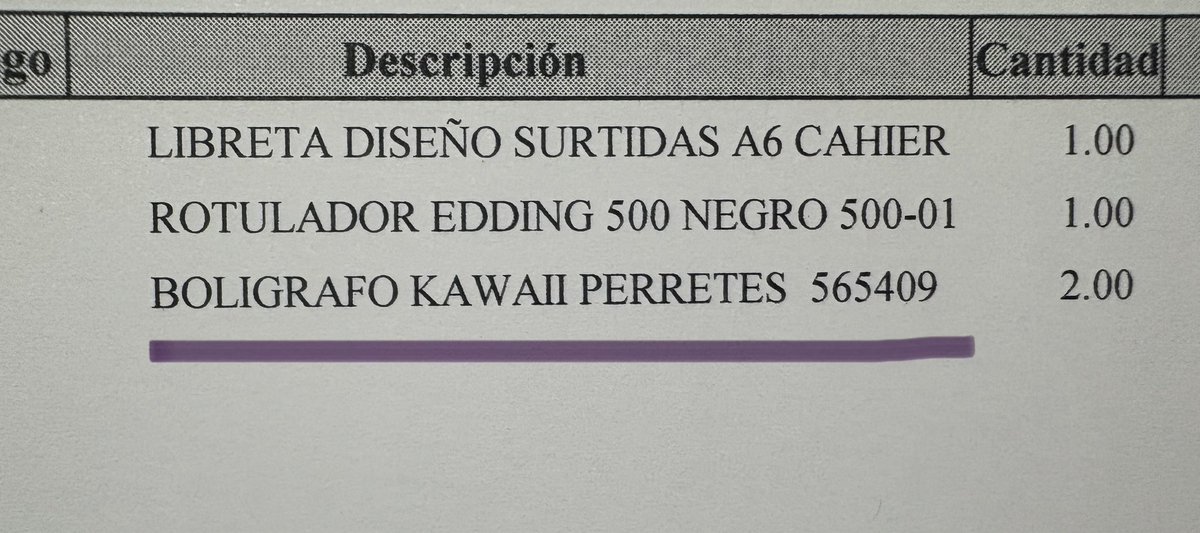 Voy a comprar unas cosas para mi despacho.
Las cosas: