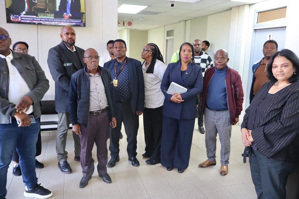 OVERSIGHT:
.
The COGTA committee is in Amajuba &amp; Umzinyathi Districts to assess the functioning of Disaster Management Centers which are crucial in mitigating the impact of disasters, ensuring preparedness as well as coordinating effective response and recovery.
.
#kznmpls