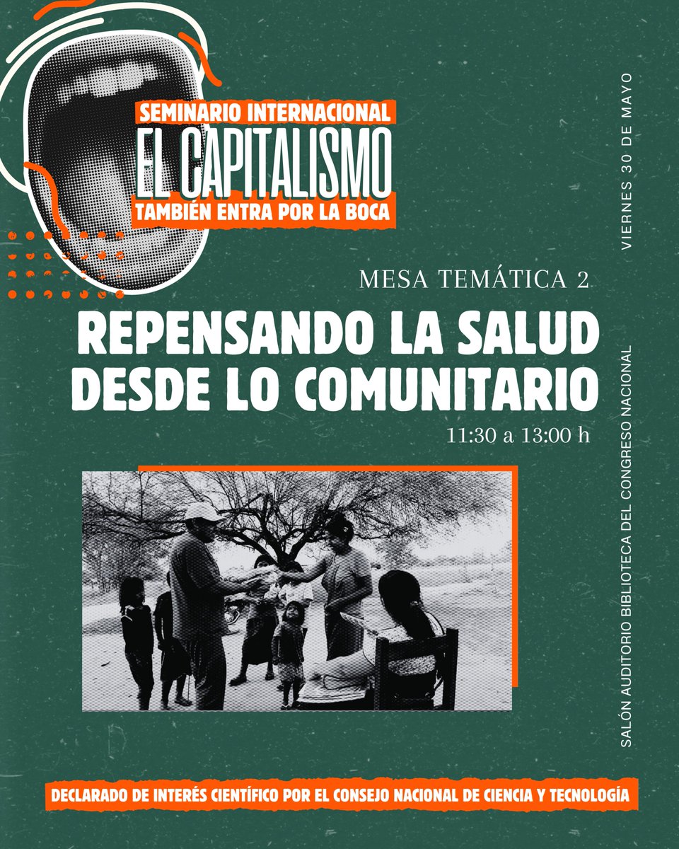 🚑 En la mesa temática 2 se abordará el tema de la salud desde la alimentación, las políticas públicas con una perspectiva comunitaria y de derechos.
📲 Inscribite acá: 🔗 forms.gle/FVCozxMt4oyesZ…
⬇️ Descargá el programa completo: bit.ly/4iUZiPW

➡ Conocé a los ponentes