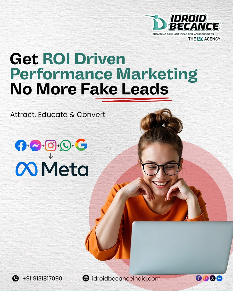 idroid_becance's tweet photo. Tired of fake leads?
Switch to ROI-driven performance marketing with Idroid Becance 💼📈
Attract. Educate. Convert. 🚀
#PerformanceMarketing #DigitalMarketing #MetaAds #LeadGen #IdroidBecance #NoMoreFakeLeads #MarketingTips #ROI https://t.co/8V8o0hFDr7
