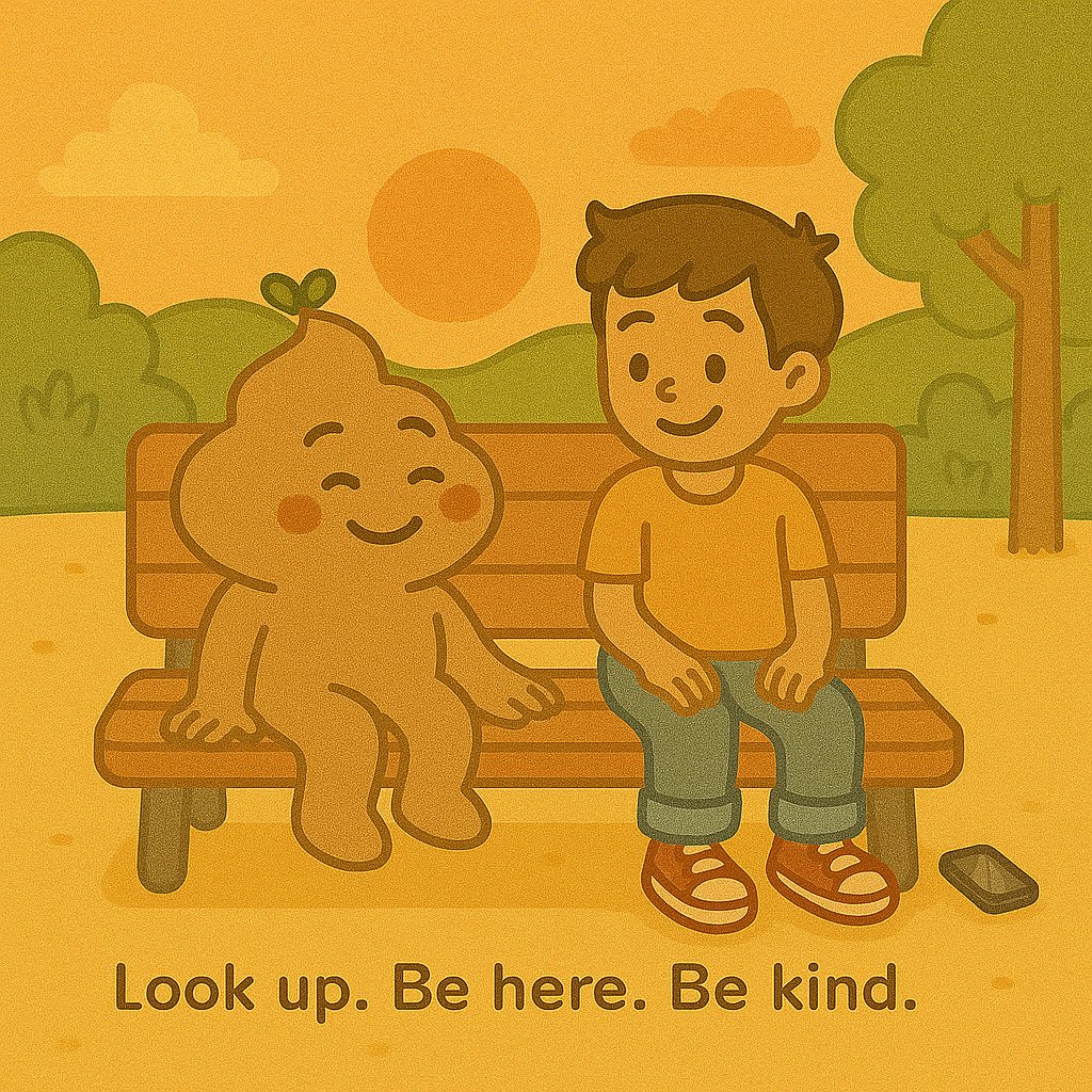 oshitio's tweet image. Screens down. Hearts up.
Sometimes the best connection is sitting right next to you.
#DigitalDetox #RealConnection #GiveAShit