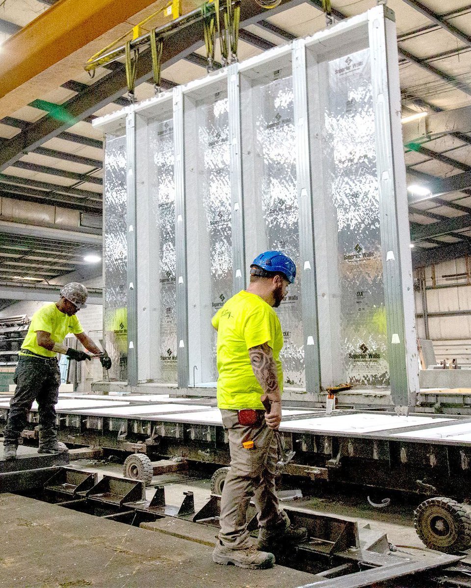 Manufactured with precision in a controlled factory environment, Superior Walls set the standard for foundation strength and accuracy. Ensure a rock-solid start for your home with our precast solutions. #SuperiorWalls #FoundationExcellence #PrecastConcrete #HomeBuilding