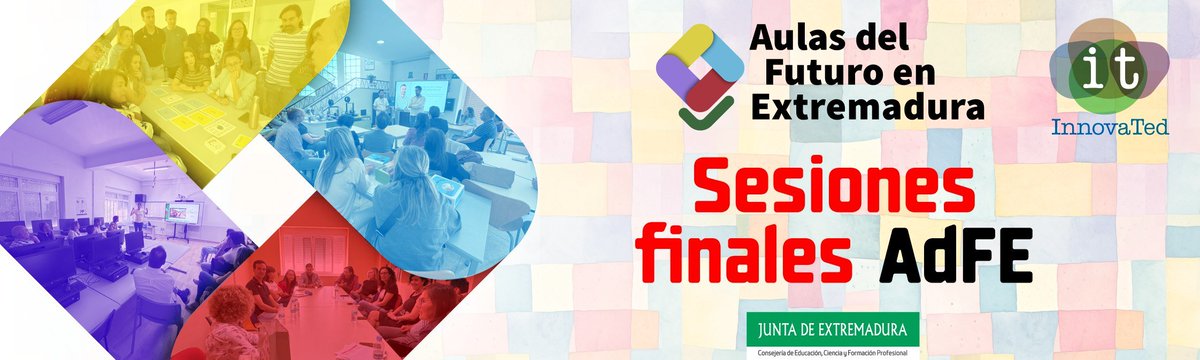 🌐Aulas del Futuro en Extremadura, sesiones finales 24-25
Buenas prácticas de los centros educativos para poner en valor y compartir las experiencias AdFE , visibilizando su transformación didáctica y digital. 
Conoce de cerca este proyecto.💻

👉cutt.ly/orvZ335p