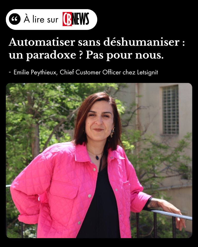 #IA @Letsignit accélère la relation client pour que l’humain l’approfondisse. 45 % des Français utilisent l’IA, mais 57 % craignent la froideur. Notre pari : réactivité algorithme + chaleur humaine. Base vivante, IA contextuelle, transfert humain. 👉 bit.ly/3XLsiDm