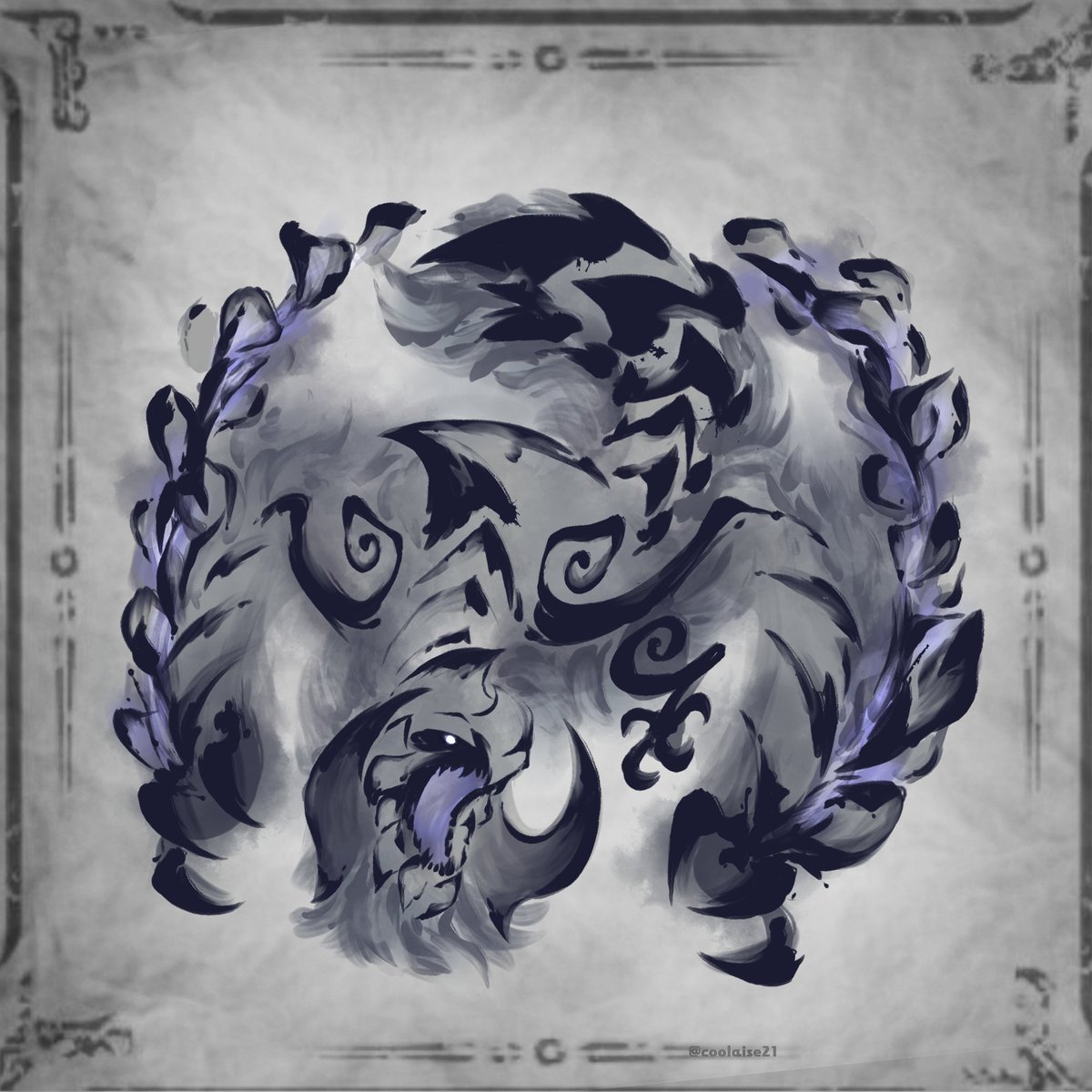 coolaise21's tweet photo. Why're my personal fav Kamuran icons I've made so far are dark with some shade of blue? https://t.co/1ymWCoe7Jl