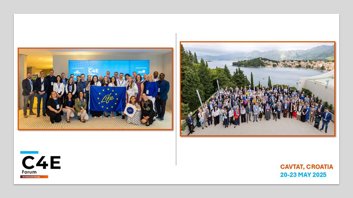 inzebORG's tweet photo. Last week, the INZEB team was proud to join the C4EForum2025 in Cavtat, Croatia.
Our MD, Alice Corovessi, moderated two engaging sessions, contributing to the future of #EnergyEfficiency & just transition in the built environment.
#SMAFINExpanded #NetZeroBuildings #GreenSkills https://t.co/SwZ8gljLTY