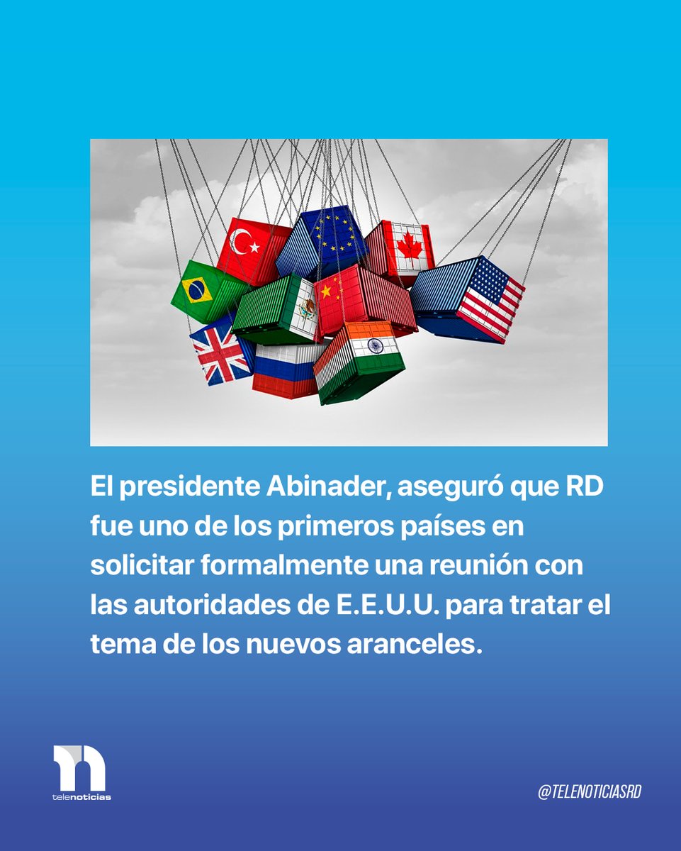 Telenoticiasrd's tweet photo. Las principales noticias de este martes, desliza e inicia el día bien informado.

Puedes ampliar esta y otras informaciones en nuestra pagina web https://t.co/cviU905qbK

#abinader #aranceles #eeuu #trump #angelmartinez #jetset #tragediaenjetset #leonelfernández #danilomedina https://t.co/2FhZBXvE3A