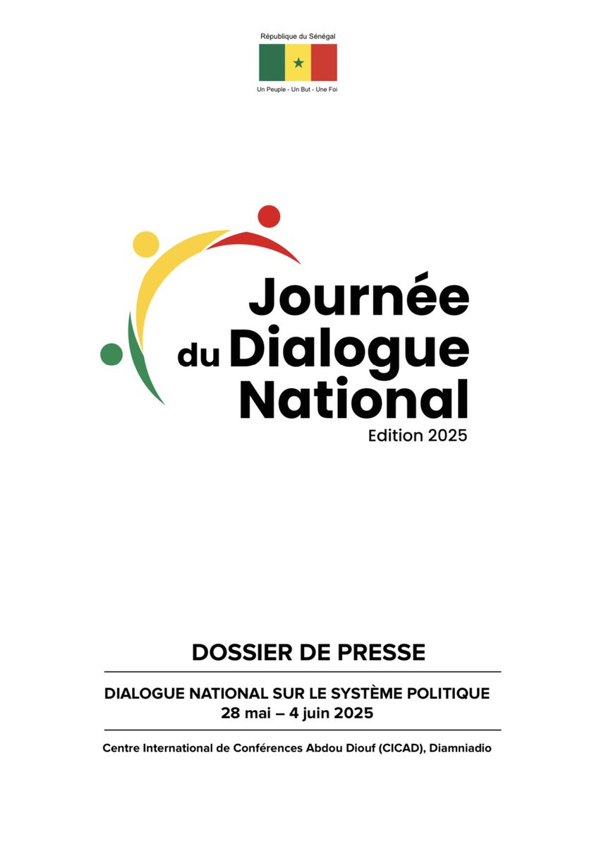 Journée du Dialogue National 2025 : Dossier de presse ➡️ presidence.sn/fr/actualites/…