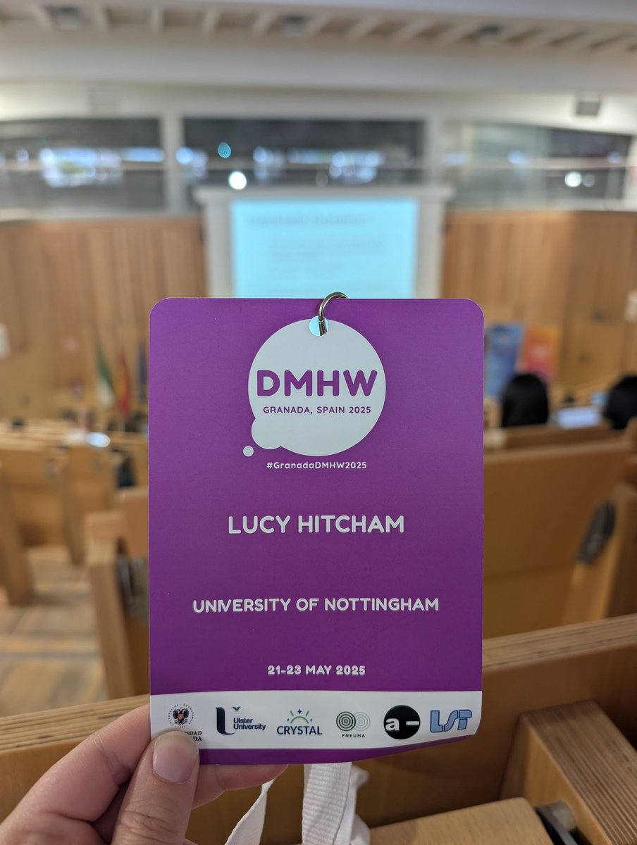 Lucy Hitcham (@l_hitcham) on Twitter photo Day 3 of <a href="/DMHW2025/">Digital Mental Health & Wellbeing, May 2025</a> and I presented our process and findings from phase 2 of the development of the CaTS-App for youth self-harm. Thank you to the organisers for a well organised, welcoming conference!
<a href="/mrcdigitalyouth/">digitalyouth</a> <a href="/SelfHarmRes/">Professor Ellen Townsend</a> #DMHW2025 Day 3 of <a href="/DMHW2025/">Digital Mental Health & Wellbeing, May 2025</a> and I presented our process and findings from phase 2 of the development of the CaTS-App for youth self-harm. Thank you to the organisers for a well organised, welcoming conference!
<a href="/mrcdigitalyouth/">digitalyouth</a> <a href="/SelfHarmRes/">Professor Ellen Townsend</a> #DMHW2025