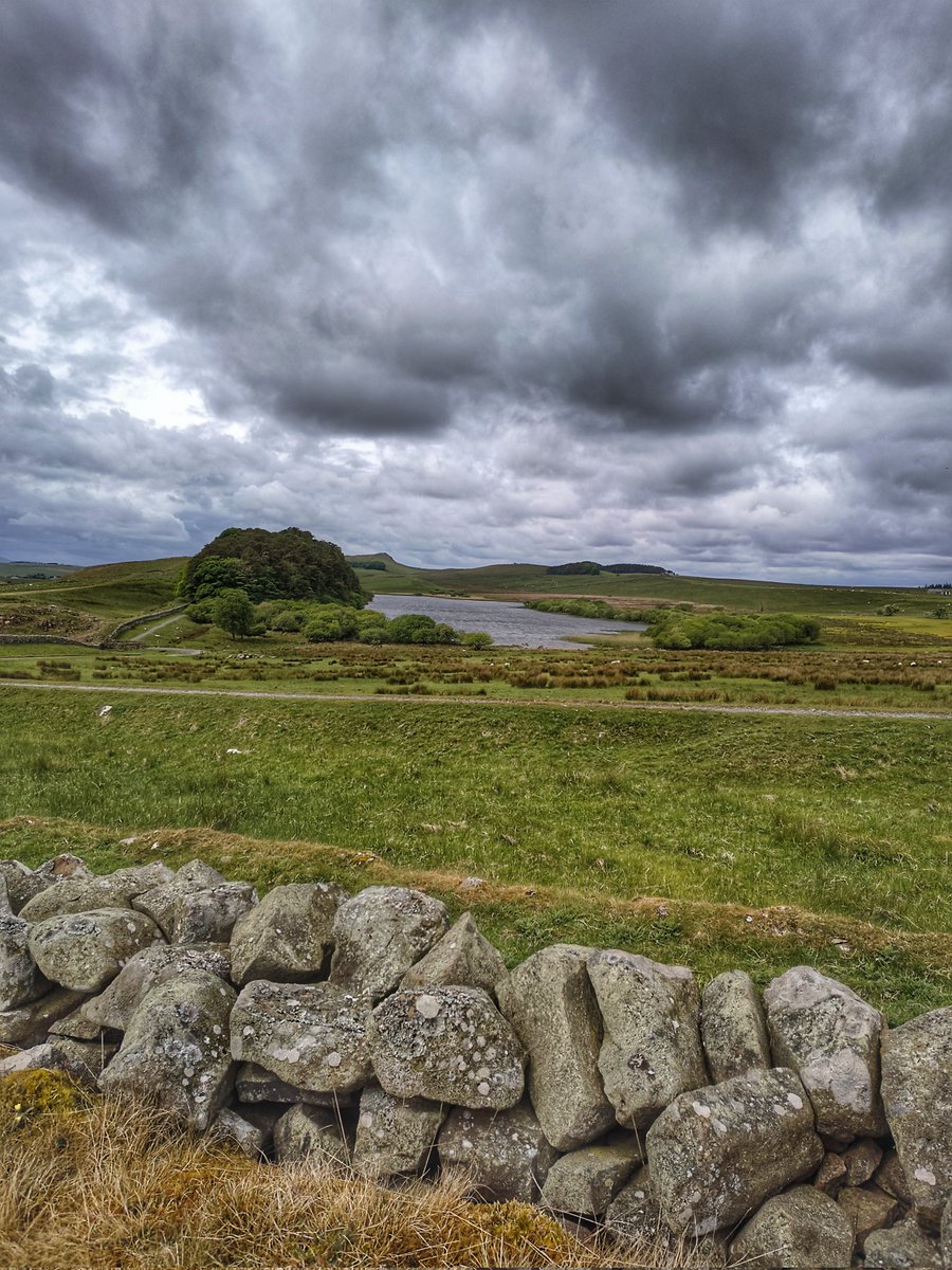 Crag Lough on #hadrianswall #nationaltrail in the <a href="/NlandNP/">N'land National Park</a>