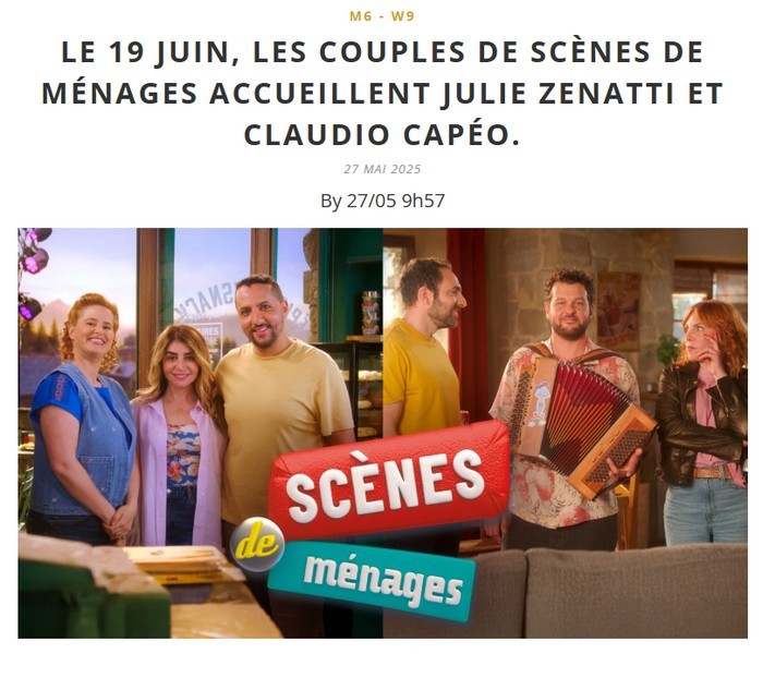 #Lesamis Notre belle <a href="/juliezenattioff/">Julie Zenatti</a>  apparaitra dans l'episode du 19 Juin de #Scenesdemenages dès 20h35 sur <a href="/M6/">M6</a>    ! Ne loupez pas ce petit moment exclusif et sympa !!

😁📺
#juliezenatti #humour #exclu #m6
