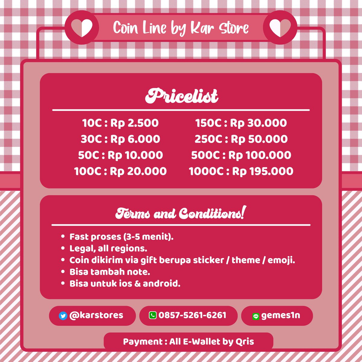 kars — open coin, theme, sticker line. 🍒 tweet media