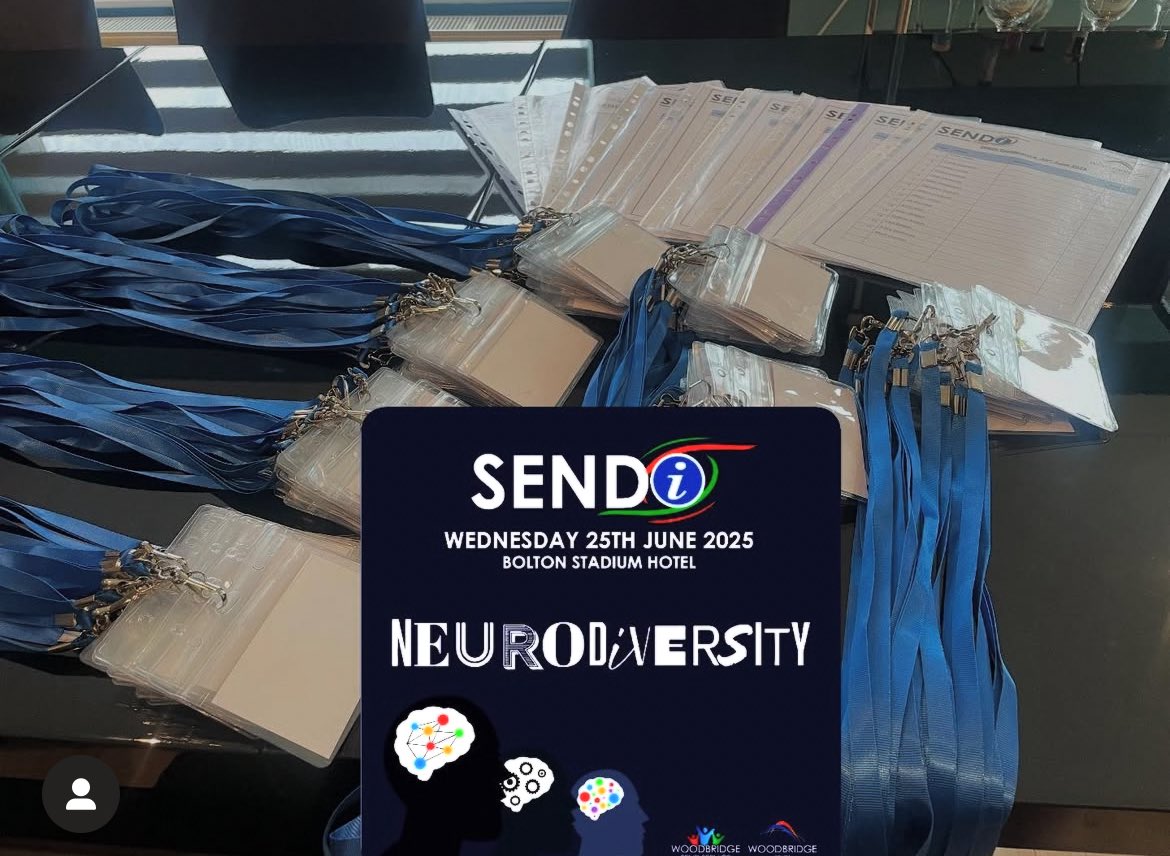 📣 Under a month to go.We’re nearly ready for the SENDi Conference at Bolton Stadium Hotel 25 June

Signage ✔️
Inspiring speakers ✔️
Brilliant stalls inc <a href="/WoodbridgeSEND/">Woodbridge SEND Service</a> ✔️

Still time to book send-i.co.uk

#SENDi2025 #InclusionMatters <a href="/WoodbridgeTrust/">WoodbridgeTrust</a> @Tesforteachers