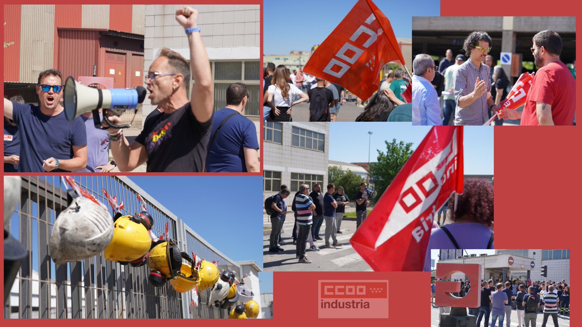 ✊🏼 ¡Hoy nos hemos concentrado en defensa de Corrugados Getafe!
La industria no se cierra. Exigimos soluciones YA.
🛑 Basta de abandono institucional 
#CorrugadosNoSeCierra #IndustriaMadrid
🔗 industriamadrid.ccoo.es