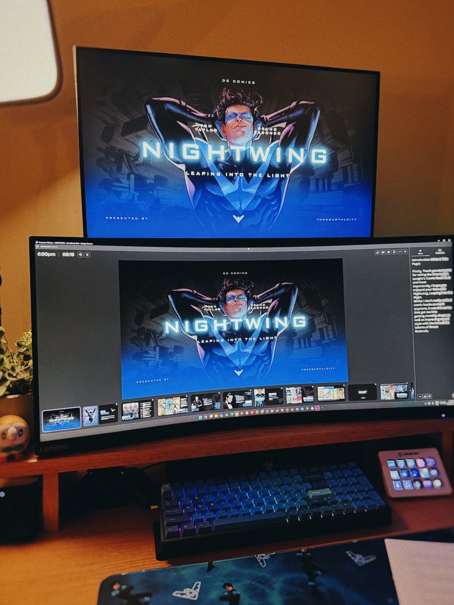 theCoastalCity's tweet image. How did I spend my night?
Guest hosting the @ETTO_tv Comic Book Club about Nightwing!

They knew how to get me there and I had lots of fun 🥰
