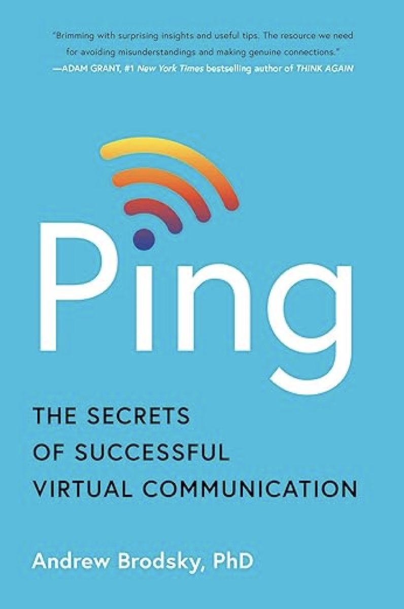 "Ping: The Secrets of Successful Virtual Communication" by Andrew Brodsky drdouggreen.com/2025/ping-the-… <a href="/AndrewSBrodsky/">Andrew Brodsky</a>