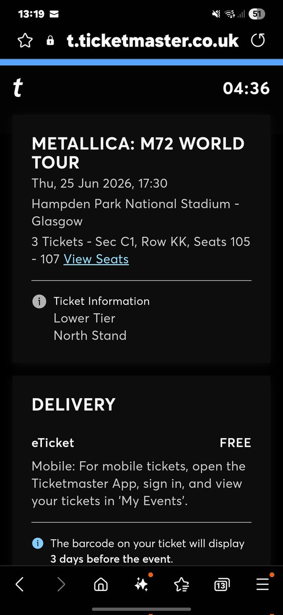 brum74's tweet photo. @TicketmasterCS why will this screen not fully load so I can pay https://t.co/lo9qEPpgqg