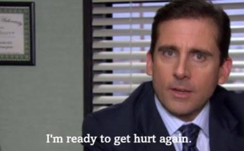 mimeemun's tweet photo. 『もう一度傷つく準備はできている』
（I'm ready to get hurt again）

大人気海外ドラマ"The office"の名ゼリフがとても素敵だったからシェア🫶

覚悟を決めてもう一度立ちあがろうとしている人に届け〜❣️ https://t.co/jjVQYindmW