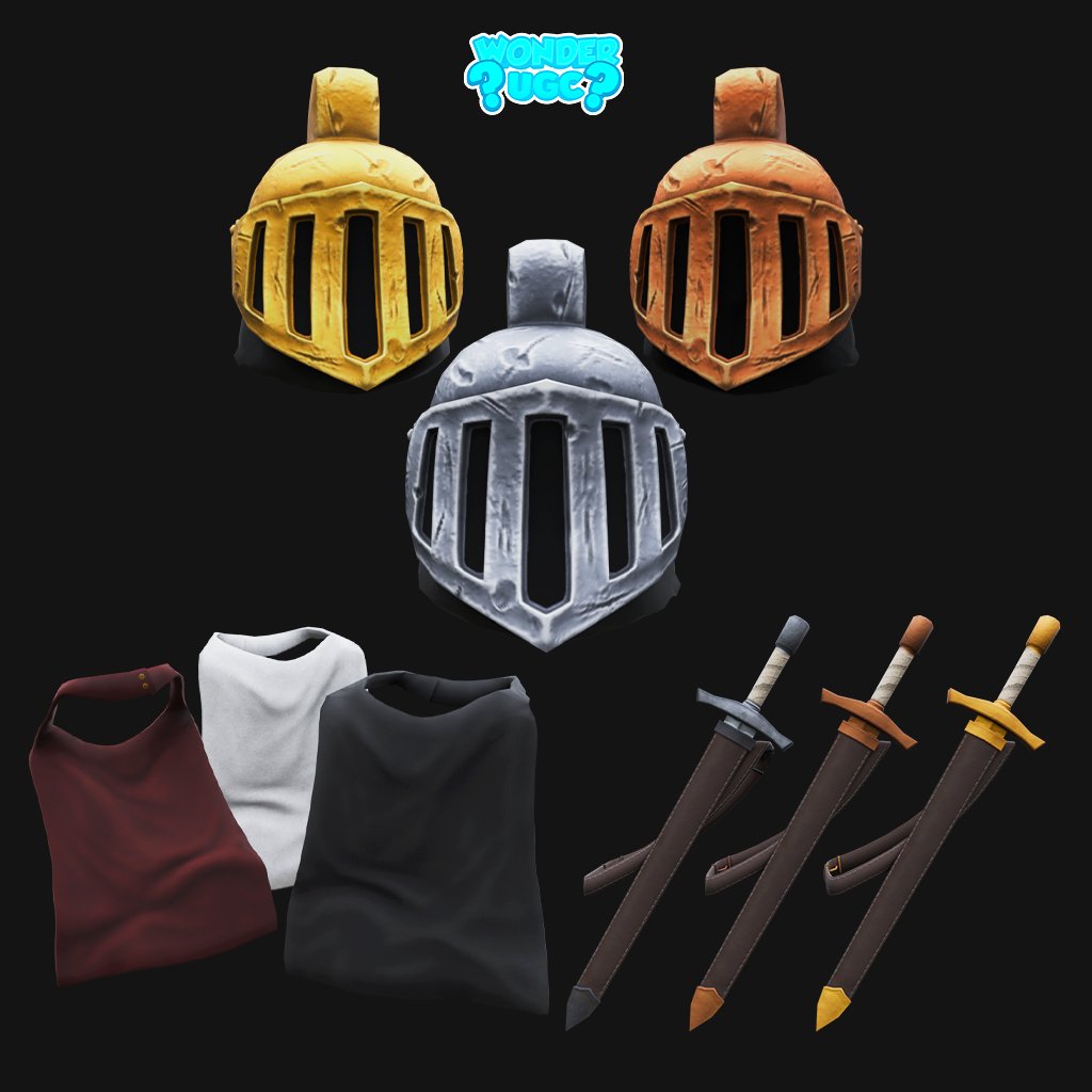 Did some Knight type items
#Roblox #RobloxUGC

Get here👉 roblox.com/communities/32…