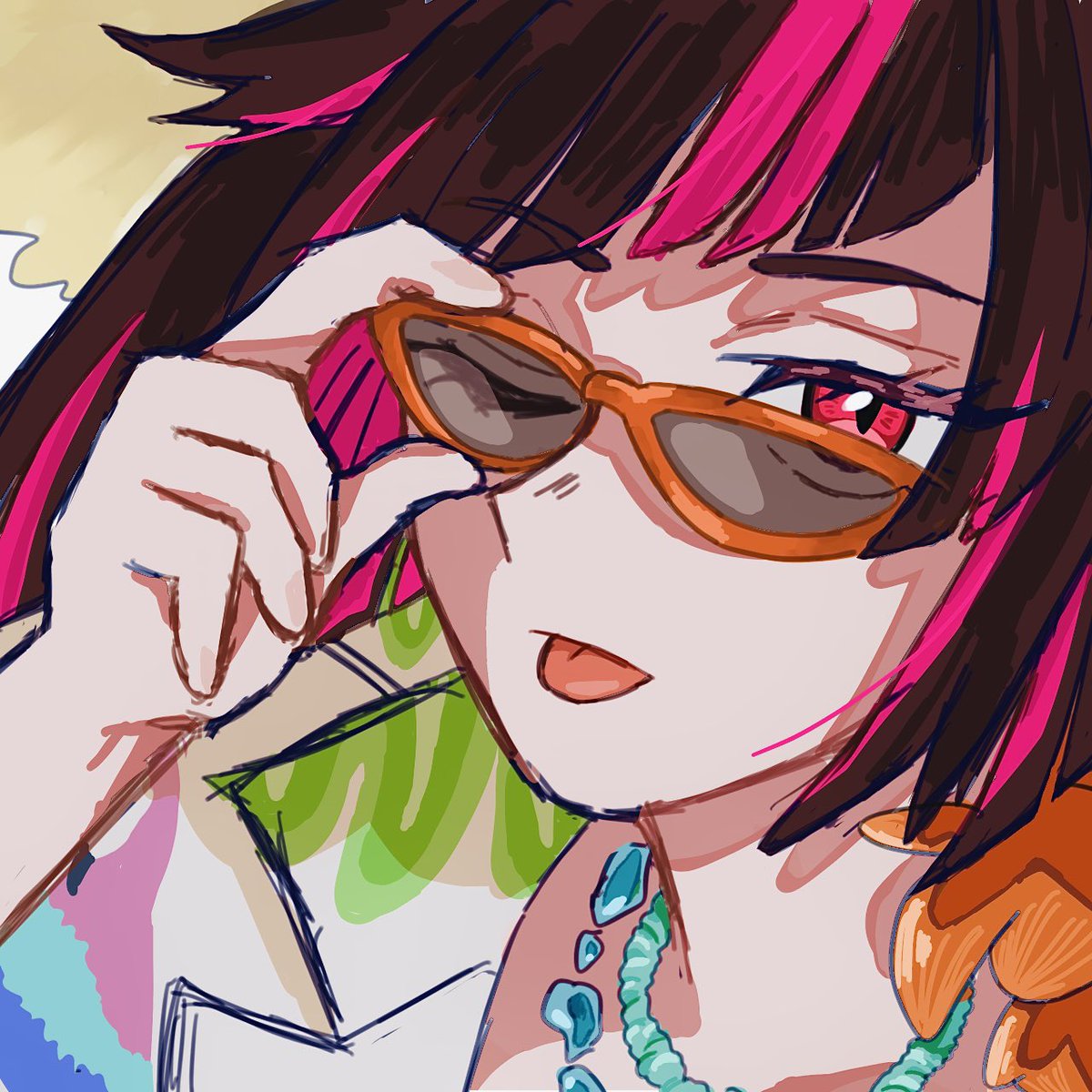 緊急時(イベント)、真っ先にご自身の状態が可愛いかどうか確認するディアソムニア寮副寮長リリア先輩
 #twstファンアート