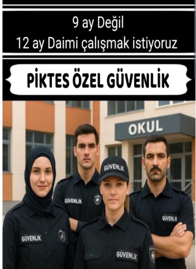 #Piktesekadro
Okullarımızda 
9 ay Değil 
12 ay sürekli çalışmak istiyoruz 
<a href="/Yusuf__Tekin/">Yusuf Tekin</a> 
<a href="/turkiskonf/">TÜRK-İŞ</a> 
<a href="/mebhbogm/">MEB Hayat Boyu Öğrenme Genel Müdürlüğü</a> 
<a href="/cengizmete/">Cengiz Mete</a> 
<a href="/chnkvnc/">Cihan KIVANÇ</a> 
<a href="/Guvenlik_is/">Güvenlik-İş Sendikası</a> 
<a href="/omercagirici/">Ömer Çağırıcı</a> 
<a href="/FevziKARATAS/">Fevzi KARATAŞ</a> 
<a href="/alemdareyup/">Eyüp Alemdar</a> 
<a href="/fahrettinaltun/">Fahrettin Altun</a>
<a href="/RTErdogan/">Recep Tayyip Erdoğan</a>
<a href="/canerguvenis/">caner yılmaz</a> 
<a href="/tcmeb/">Millî Eğitim Bakanlığı</a>
<a href="/CelileErenOKTEN/">Celile Eren ÖKTEN</a>
<a href="/SelimLGER6/">Selim ÜLGER 🇵🇸 🇹🇷</a>