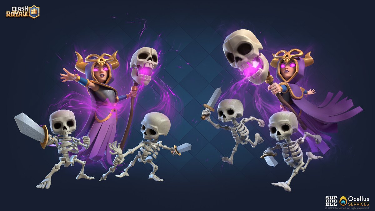 New drop on #ArtStation! 🎨

We’ve just started to publish our work for the May Season of <a href="/ClashRoyale/">Clash Royale</a> — with the new evoluted character: the Witch! 🧙‍♀️from May Update!

Check it out here:
👉 artstation.com/artwork/K3QamG

© 2025 Supercell. All rights reserved. #GameArt