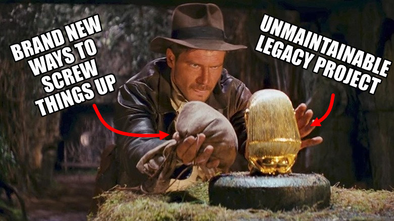 Should you continue working on your project that is full of old technical debt, or should you rewrite it from scratch and create fresh technical debt? Discussion with Hana Rippelová starts at 11:00 in Small Cinema Hall. #discomfortzone #webexpo