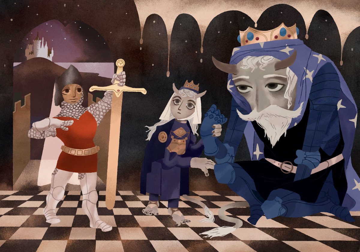 The Troll Prince, his daughter and the King's Son.