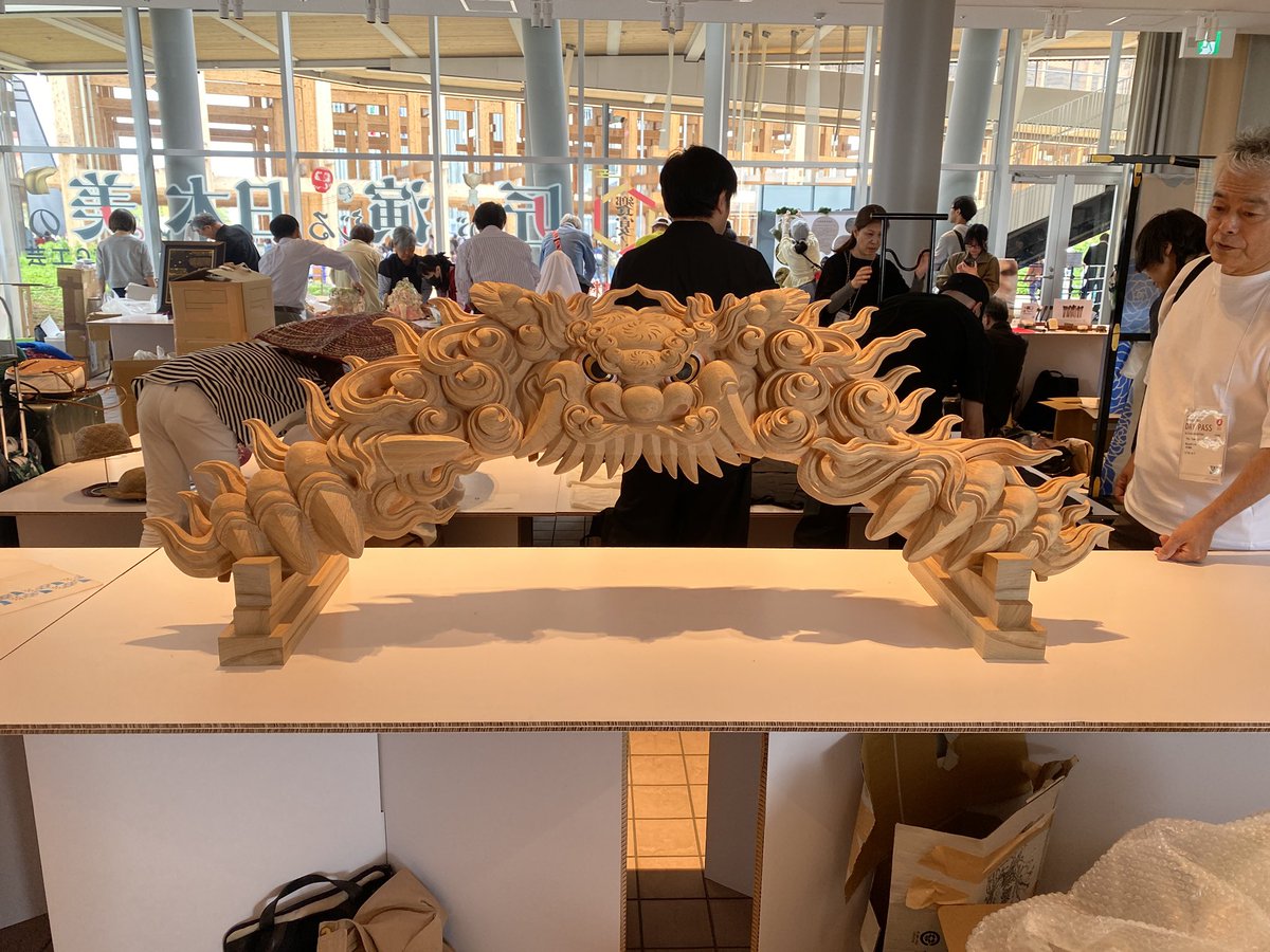 彫刻の美 だんじり彫刻 泉大津 上市 見送り 馬乗り二体 追加で任せて頂きました。 御