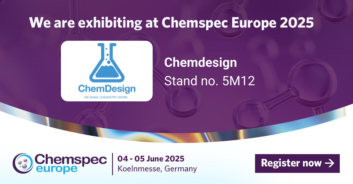 Join us at Chemspec Europe 2025. Find out how we can scale up, optimize, and commercialize your next chemical project. Get in touch with us to claim your free voucher code for entry. #ChemspecEurope #ChemspecSocialCatalyst