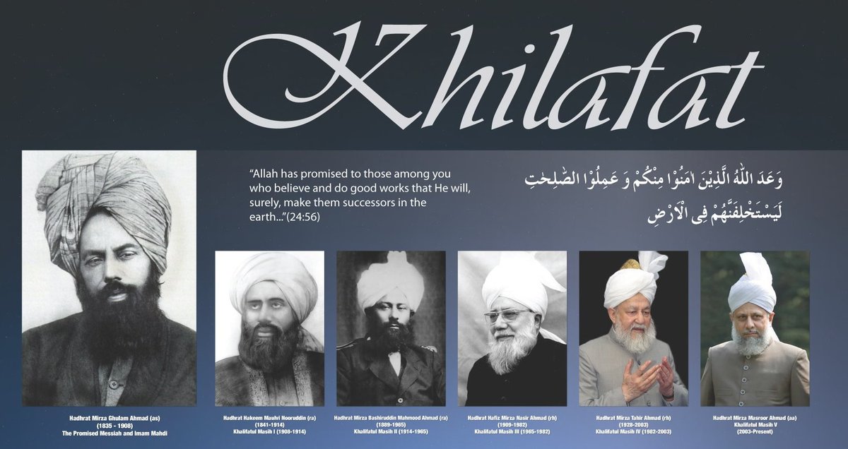 Allah has promised… He will surely make them Successors in the earth.” (Qur’an 24:56) #Khilafat