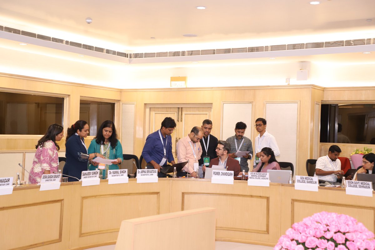 Department of Health Research, MoHFW (@depthealthres) on Twitter photo Glimpses of 3-day mega meet of 165 VRDLs across the country. A grand event organized by <a href="/DeptHealthRes/">Department of Health Research, MoHFW</a>
Day 3: Central & North Zones – 52 VRDLs
#VRDL #DHR #DARPAN #OOMF #ICMR #DigitalHealth Glimpses of 3-day mega meet of 165 VRDLs across the country. A grand event organized by <a href="/DeptHealthRes/">Department of Health Research, MoHFW</a>
Day 3: Central & North Zones – 52 VRDLs
#VRDL #DHR #DARPAN #OOMF #ICMR #DigitalHealth
