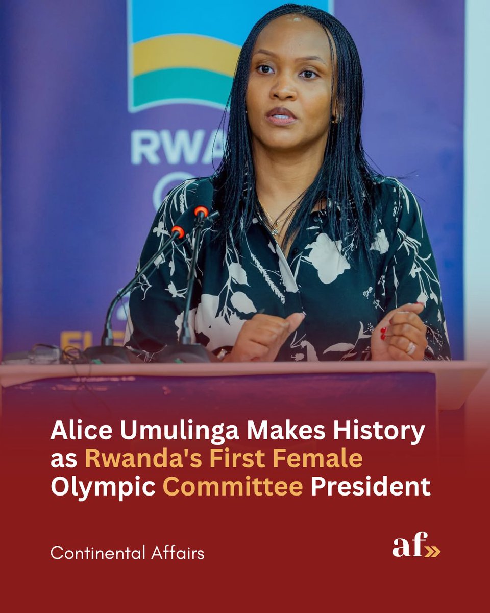 #news | On May 10, 2025, Alice Umulinga was unanimously elected as the first female President of the Rwanda National Olympic and Sports Committee (RNOSC), marking a significant milestone in the nation’s sports history.

Visit africanfemalefounders.sbs/?p=146
to read more