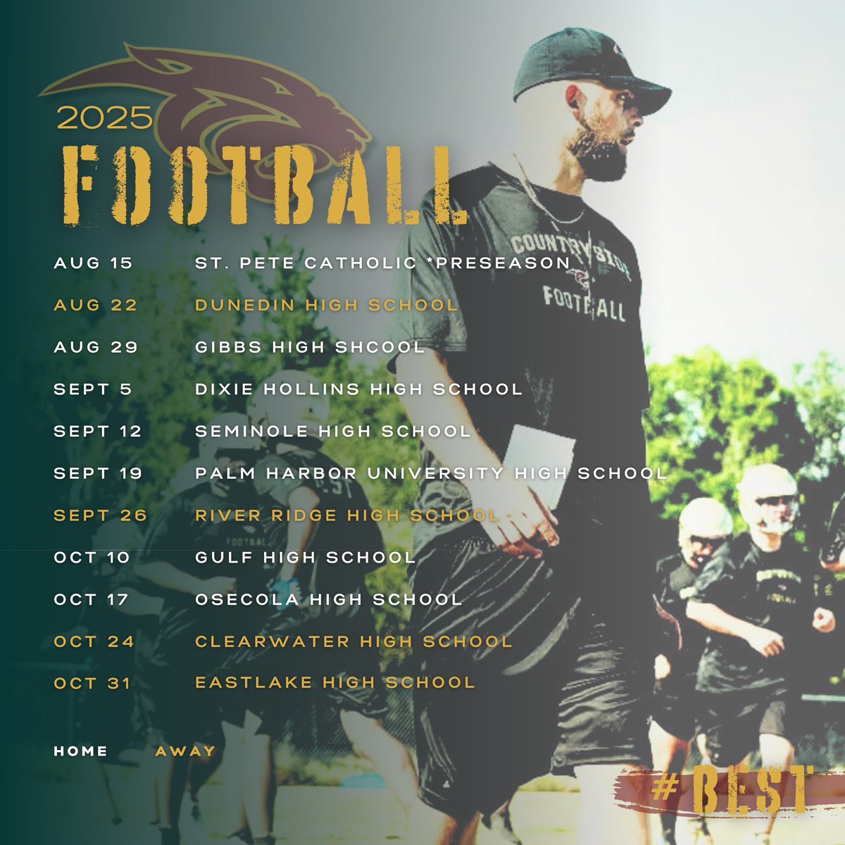 Nick Gillespie (@d2nicky) on Twitter photo 25’ fall schedule for countryside high #BEST 25’ fall schedule for countryside high #BEST