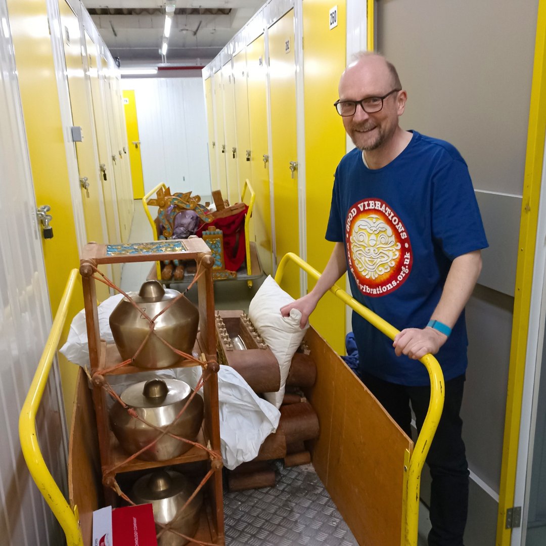 The #gamelan is substantial, resonant and tactile which helps makes our projects all the more impactful. The instruments need a safe place to stay between making wonderful music so we send a huge thank you to @bigyellowstorage for kindly donating a space for it!💛🤝