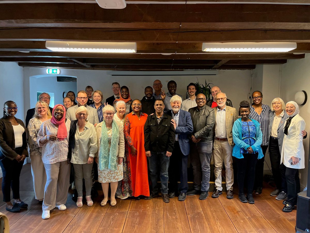 LPI_voices's tweet photo. On Monday, May 26, 2025 LPI celebrated its 40th birthday! We spent this monumental anniversary surrounded by valued friends and essential partners in Sweden like the Swedish Christian Council, Uppsala University Department of Peace and Conflict Research, the Swedish Mission Council and the Church of Sweden. We would like to toast to a wonderful 40 years of peacebuilding, and to every person that makes LPI's mission possible.