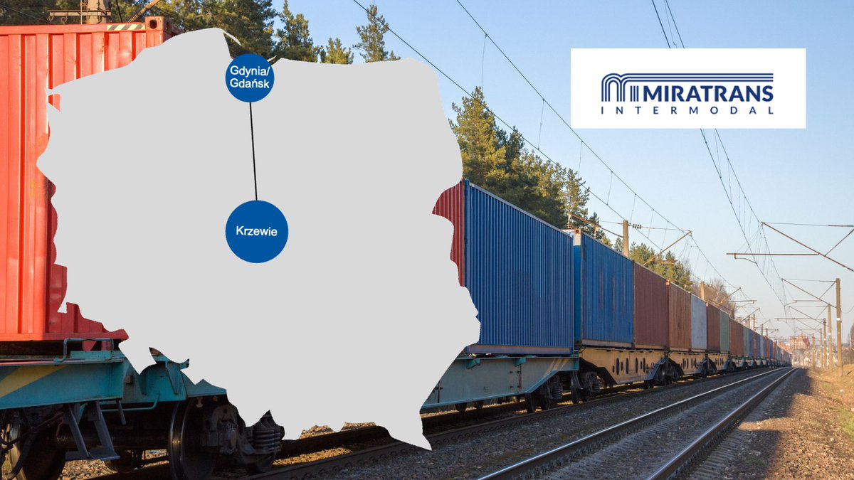 Spółka Miratrans uruchamia nowe połączenie #intermodal między #Trójmiasto a #Krzewie
intermodalnews.pl/2025/05/27/mir…