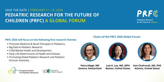European Society for Paediatric Research (ESPR) (@espr_esn) on Twitter photo Save the date! Join top paediatric researchers, clinicians & innovators at the inaugural forum of the <a href="/SocPedResearch/">SPR</a> & <a href="/ESPR_ESN/">European Society for Paediatric Research (ESPR)</a> — charting the course for global leadership in paediatric research!
📍 Campus Biotech, Geneva
📅 Feb 11–13, 2026
More details to follow soon! Save the date! Join top paediatric researchers, clinicians & innovators at the inaugural forum of the <a href="/SocPedResearch/">SPR</a> & <a href="/ESPR_ESN/">European Society for Paediatric Research (ESPR)</a> — charting the course for global leadership in paediatric research!
📍 Campus Biotech, Geneva
📅 Feb 11–13, 2026
More details to follow soon!