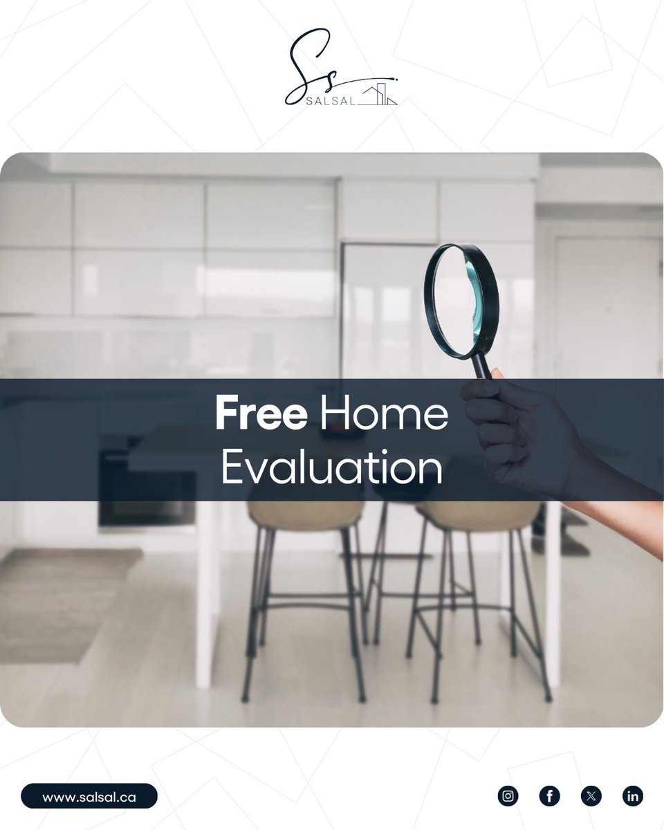 RealtorSalSal's tweet photo. 🏡 Curious about your home's worth? Get a Free Home Evaluation on our website. Find out your property’s market value with expert precision. Get started now!

Visit our website for your free home evaluation.

#FreeHomeEvaluation #SalSal #TorontoRealEstate #HomeValue #GTAHomes https://t.co/Vvq9rzSugf