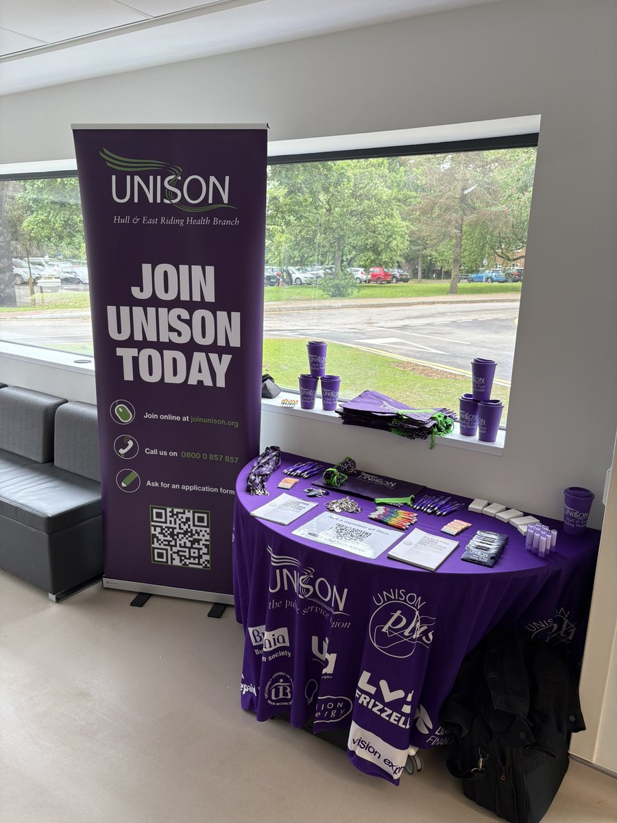 Unison Hull & East Riding Health ๐ (@unisonherhealth) on Twitter photo All set up and ready for todayโs staff induction at Castle Hill Hospital at <a href="/HullHospitals/">Hull University Teaching Hospitals NHS Trust</a>
Itโs a great opportunity to make new staff aware of the benefits of becoming members of <a href="/unisontheunion/">UNISON - UK's largest union</a>
<a href="/unisonyh/">UNISON Yorkshire & Humberside</a> All set up and ready for todayโs staff induction at Castle Hill Hospital at <a href="/HullHospitals/">Hull University Teaching Hospitals NHS Trust</a>
Itโs a great opportunity to make new staff aware of the benefits of becoming members of <a href="/unisontheunion/">UNISON - UK's largest union</a>
<a href="/unisonyh/">UNISON Yorkshire & Humberside</a>